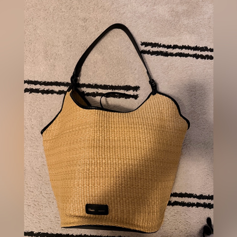Boho Raffia Straw Woven Tote Bag